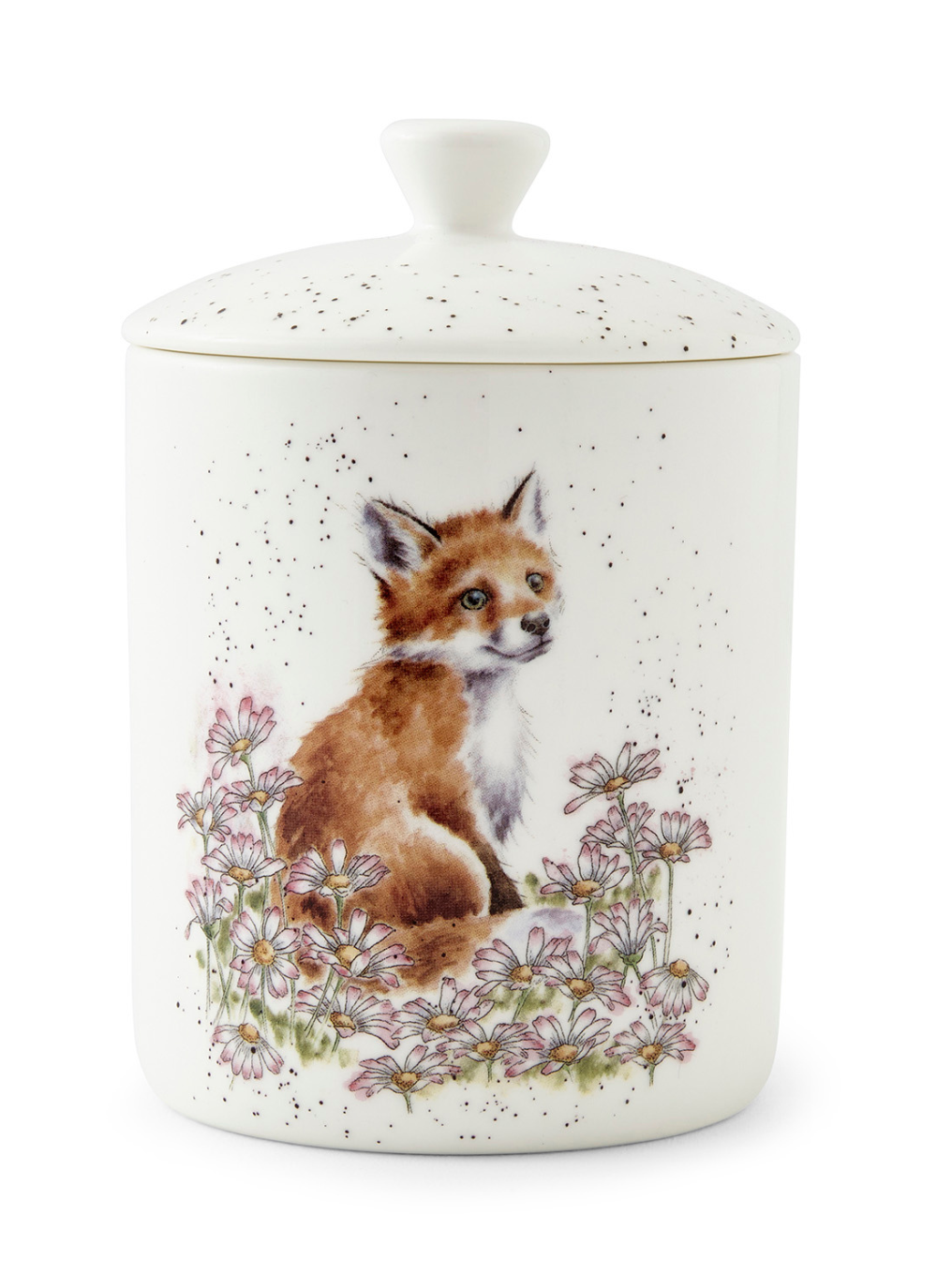 Fox Storage Jar with Lid 